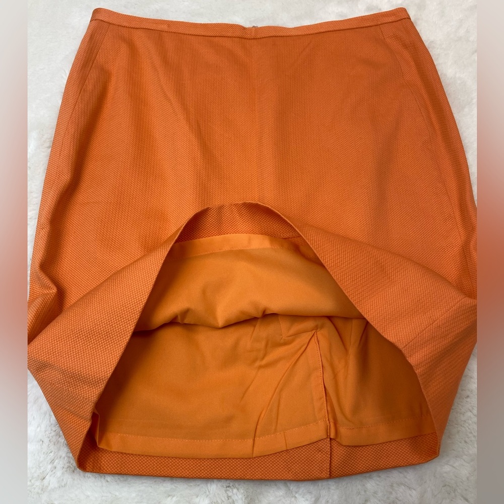 THE LIMITED Orange Pencil Skirt NWT | Size 12 - Picture 3 of 9